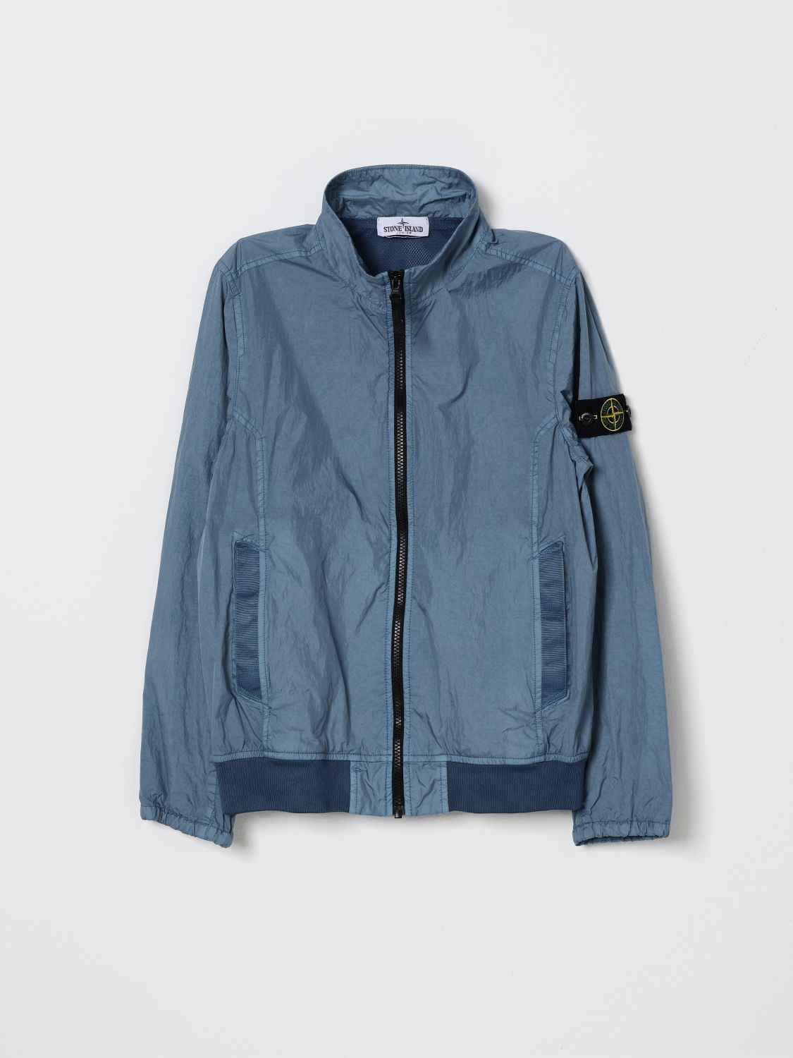 STONE ISLAND JUNIOR Jacket Kids color Blue　STONE ISLAND JUNIOR ジャケット キッズカラー ブルー STONE