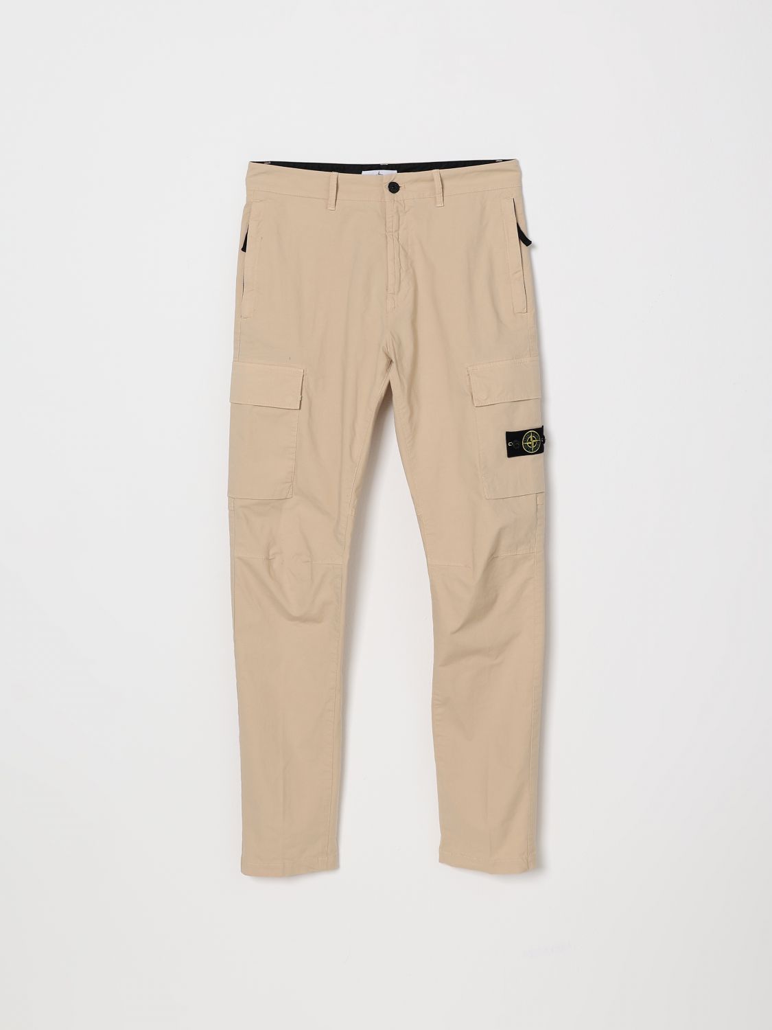 Pantaloni STONE ISLAND JUNIOR Bambino colore Beige