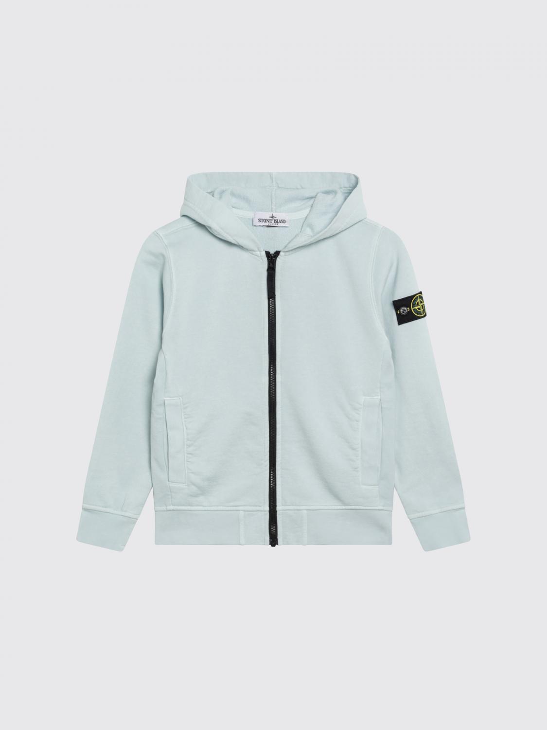 STONE ISLAND JUNIOR Felpa in cotone