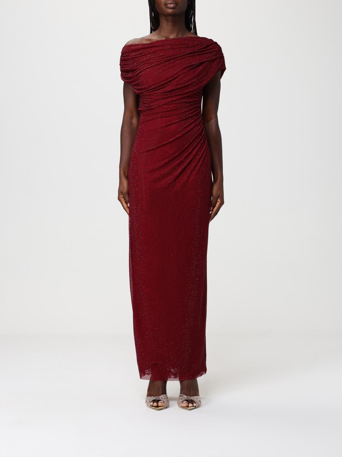 SELF-PORTRAIT Kleid Damen Farbe Burgunderrot