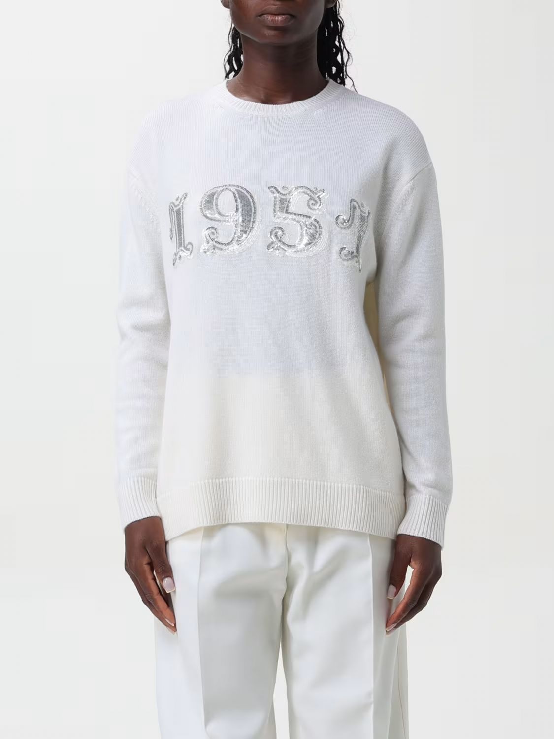 MAX MARA Pullover Damen Farbe Weiß