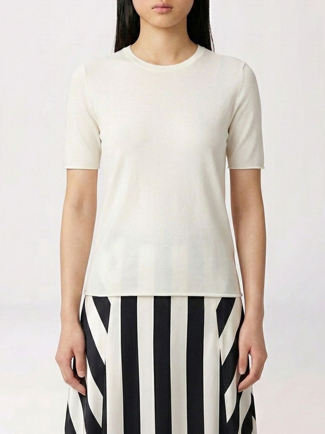 LISA YANG Pullover Damen Farbe Weiß