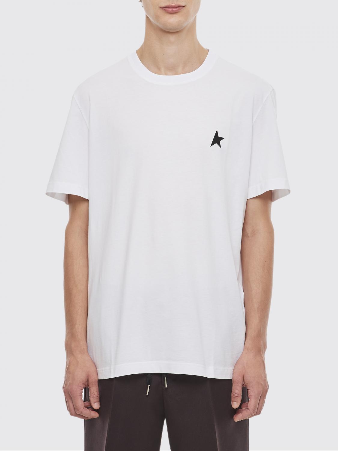 Golden Goose Ανδρών Άσπρο T-Shirt Men Color