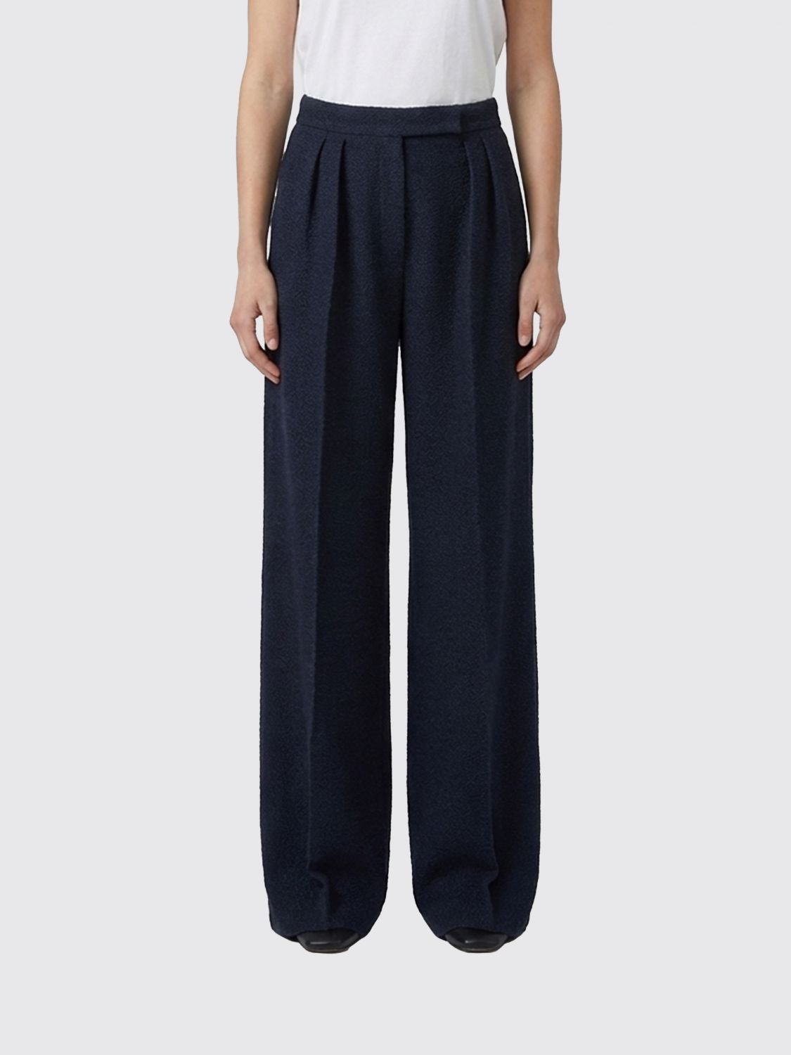 MAX MARA Pants Woman color Blue　MAX MARA パンツ ウーマン カラー ブルー MAX
