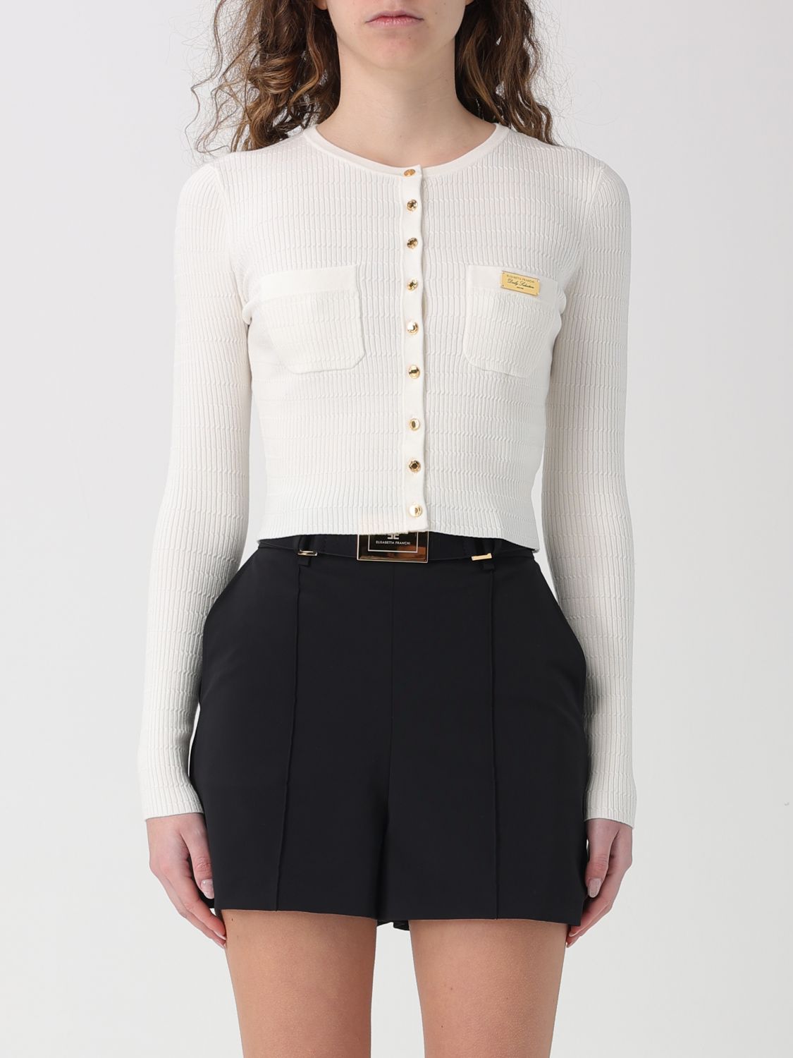 ELISABETTA FRANCHI Pullover Damen Farbe Weiß