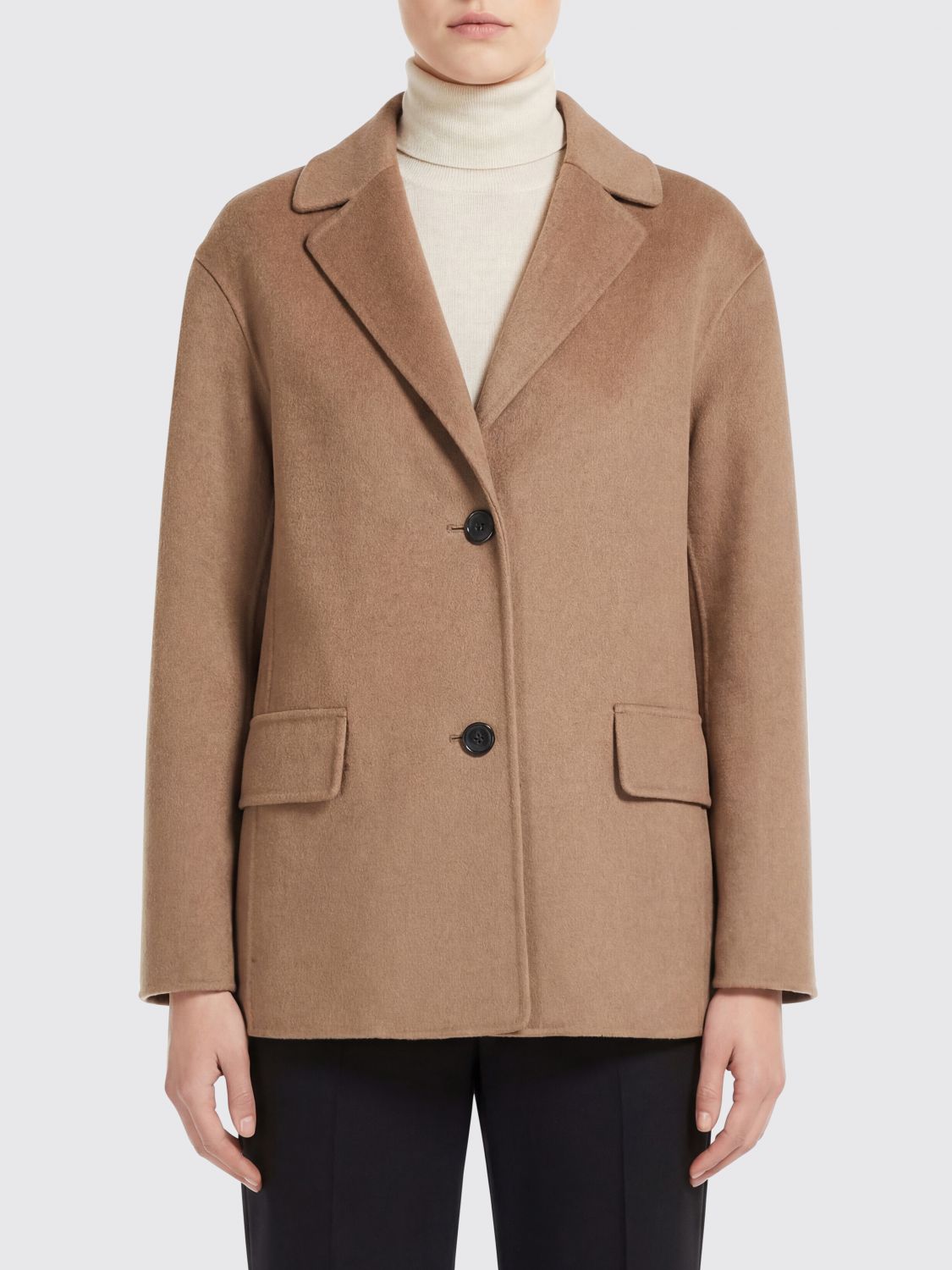 'S MAX MARA Mantel Damen Farbe Camel