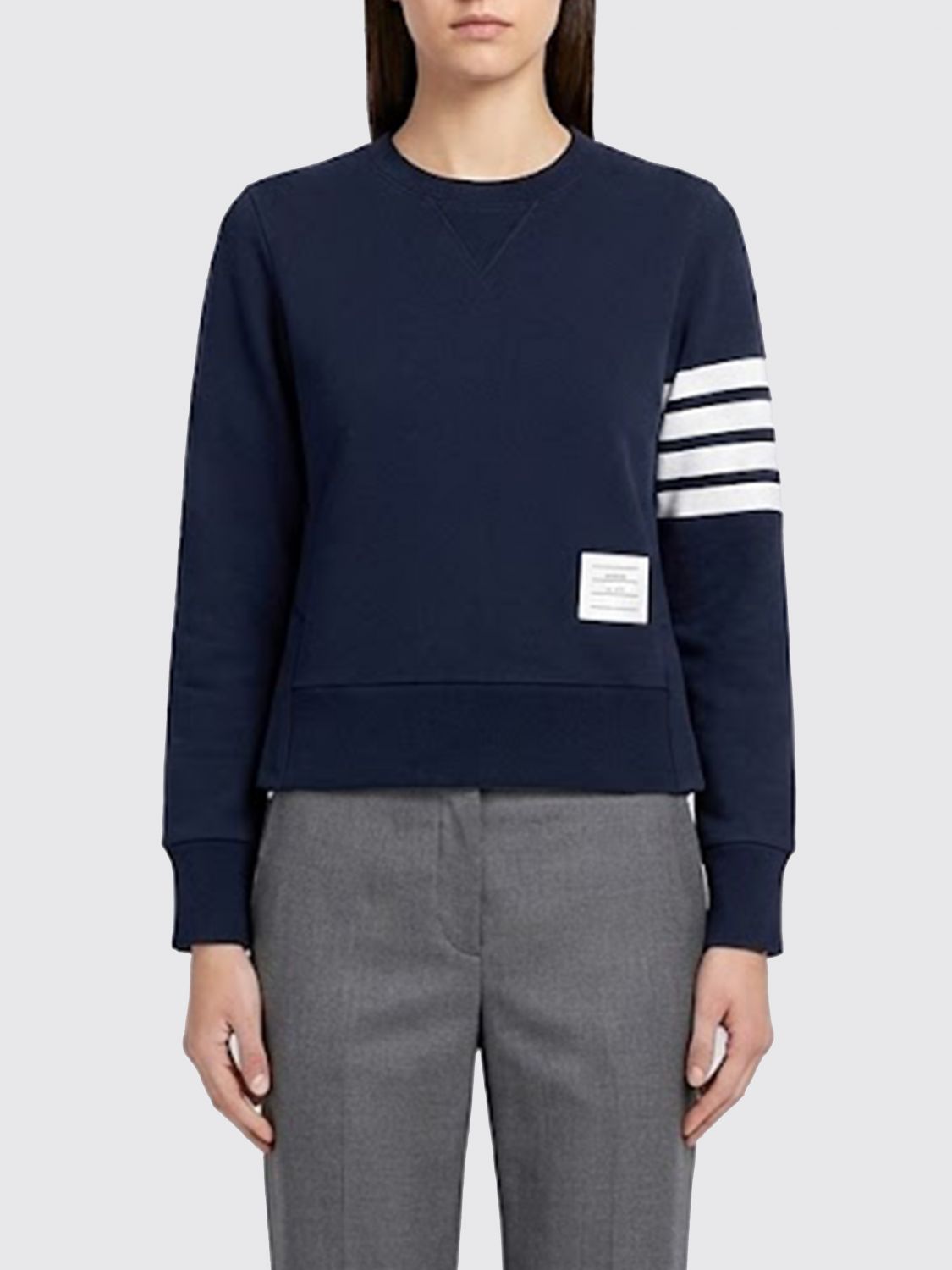 THOM BROWNE Sweatshirt Damen Farbe Blau