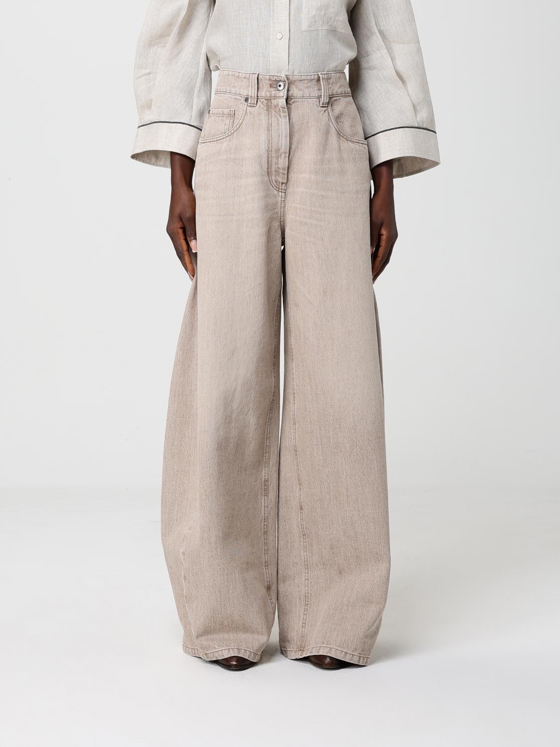 BRUNELLO CUCINELLI Jeans Damen Farbe Beige