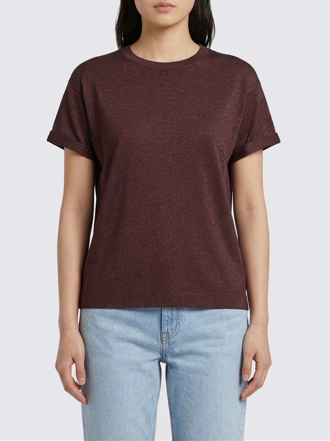 BRUNELLO CUCINELLI T-Shirt Damen Farbe Rot