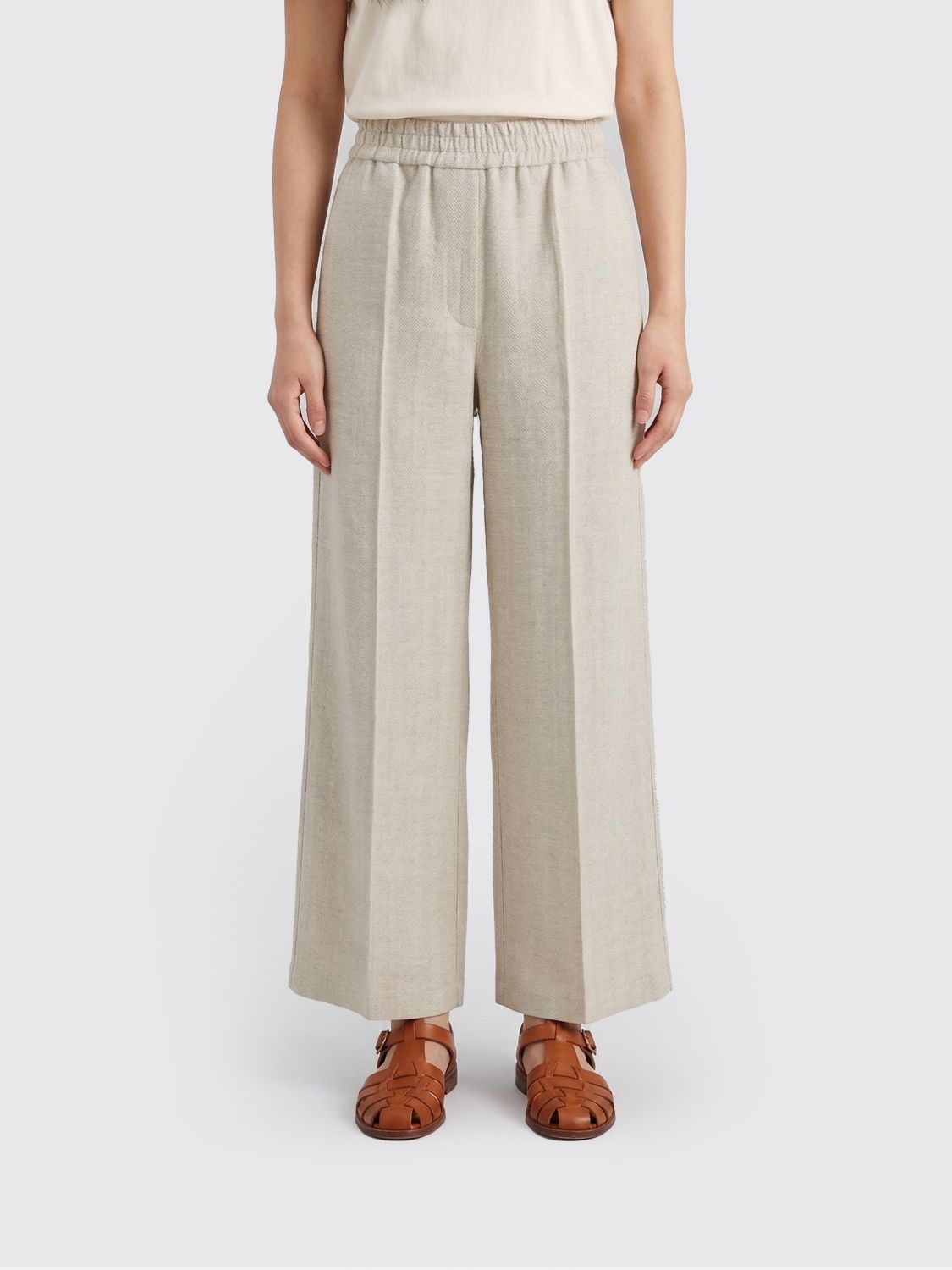 BRUNELLO CUCINELLI Hose Damen Farbe Beige