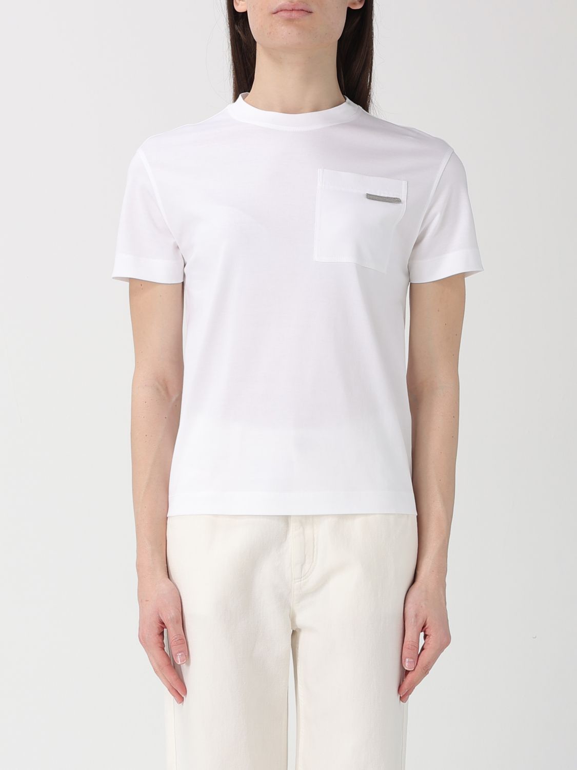 BRUNELLO CUCINELLI T-Shirt Damen Farbe Weiß