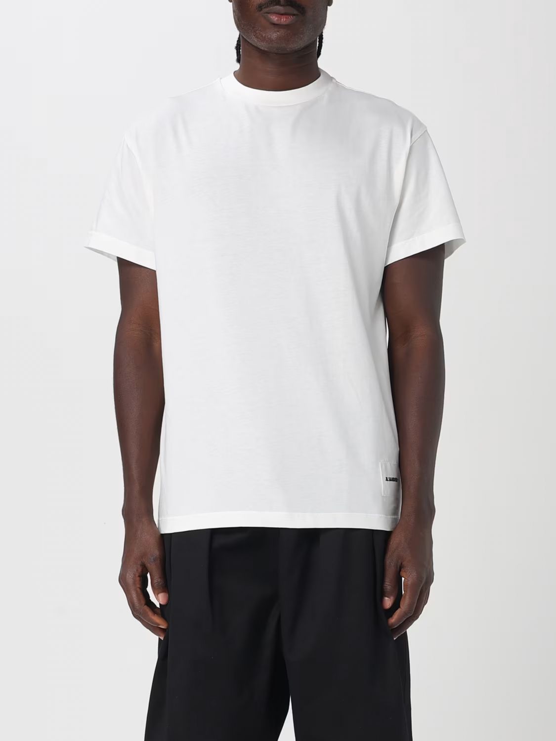 Jil Sander JIL SANDER T-Shirt Men color White　JIL SANDER Tシャツ メンズ カラー ホワイト