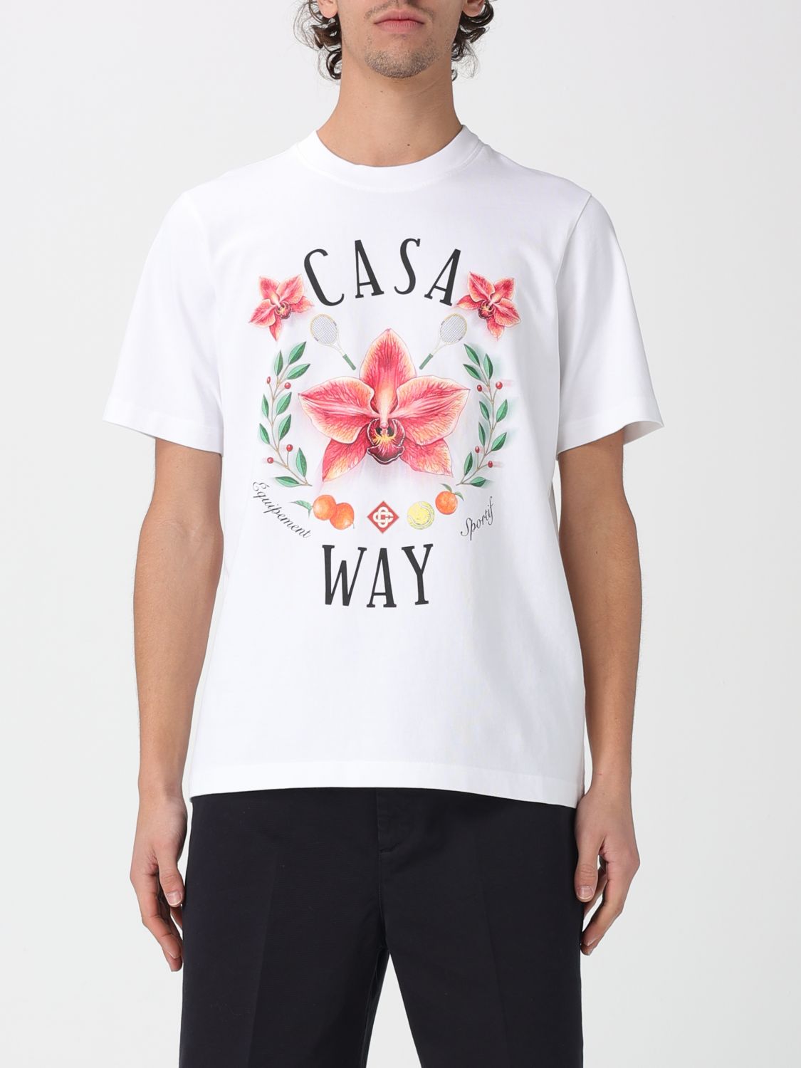CASABLANCA T-Shirt Herren Farbe Weiß