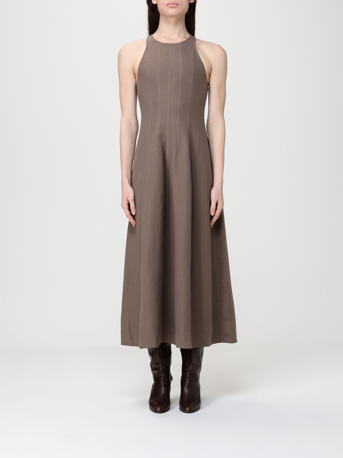 BRUNELLO CUCINELLI Kleid Damen Farbe Braun