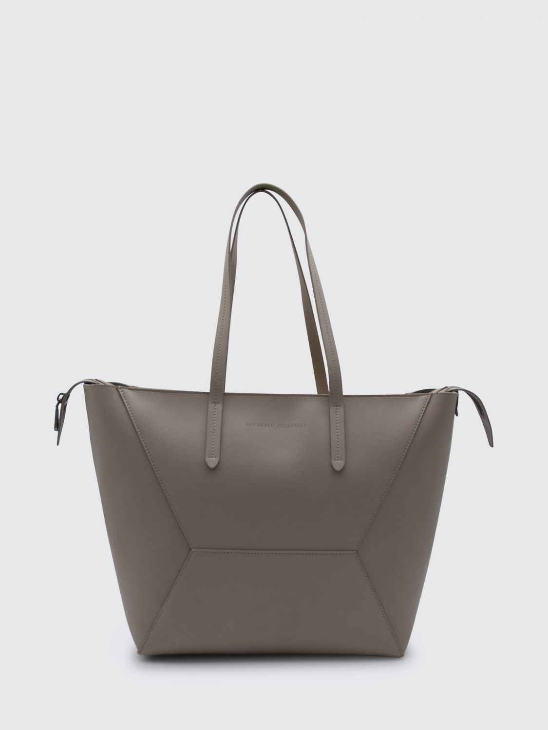 BRUNELLO CUCINELLI Shoulder Bag Woman color Grey