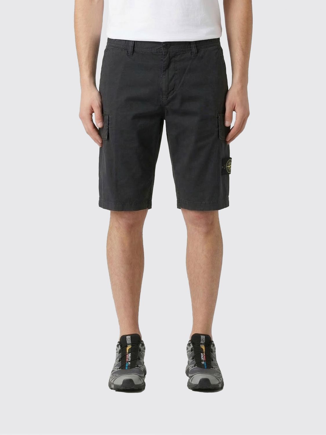STONE ISLAND Shorts Herren Farbe Schwarz
