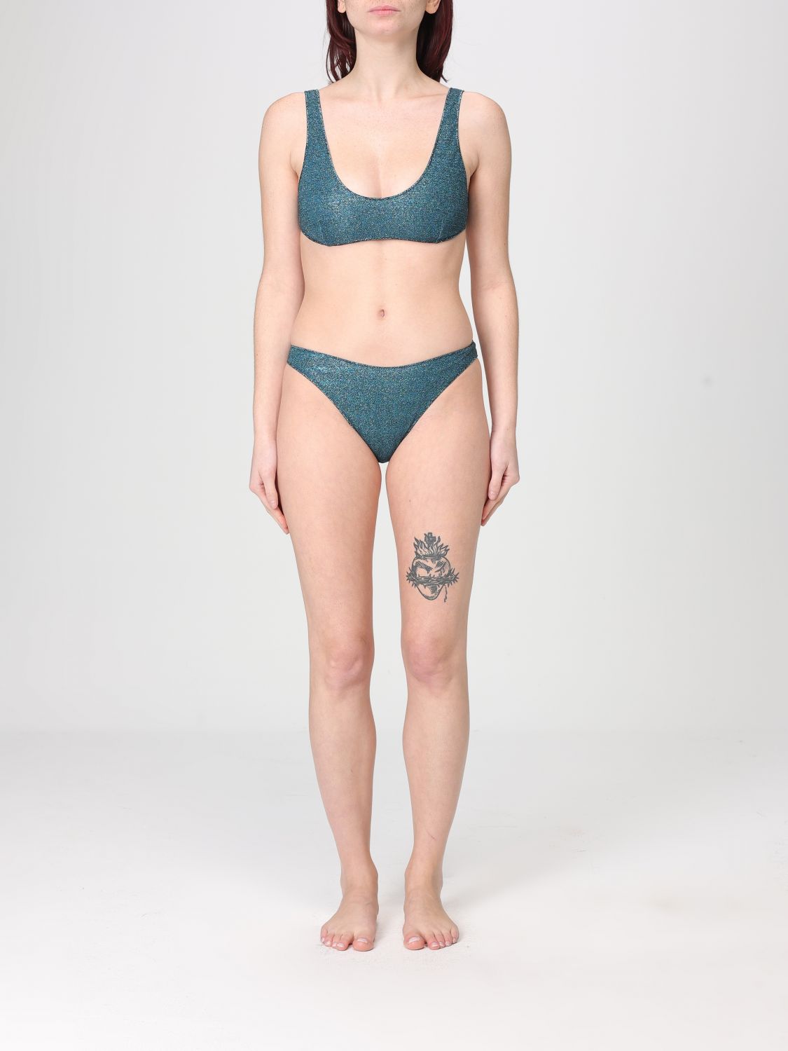 Oséree Γυναικών Peacock Swimsuit Woman Color