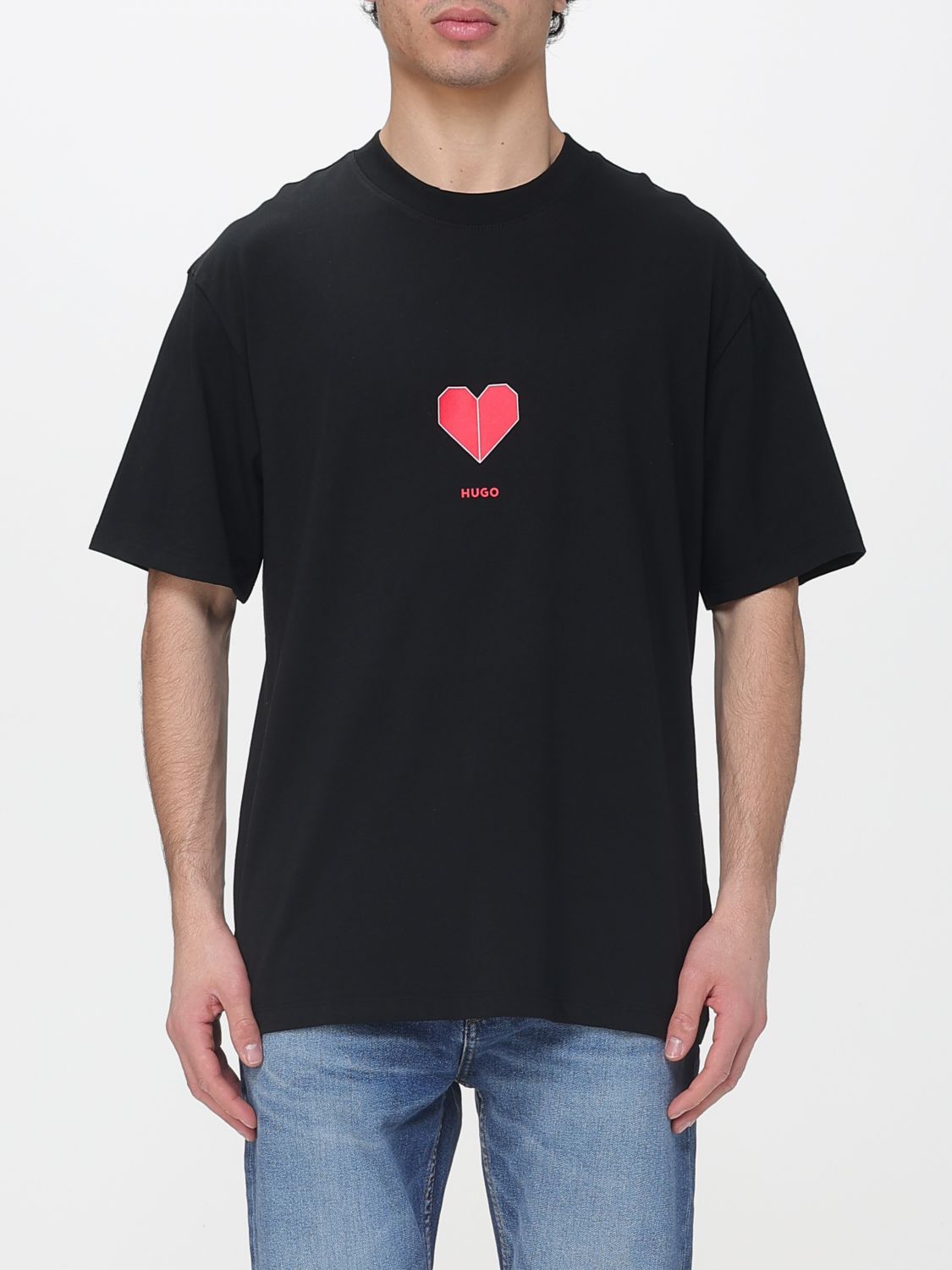 T-Shirt HUGO Uomo colore Nero