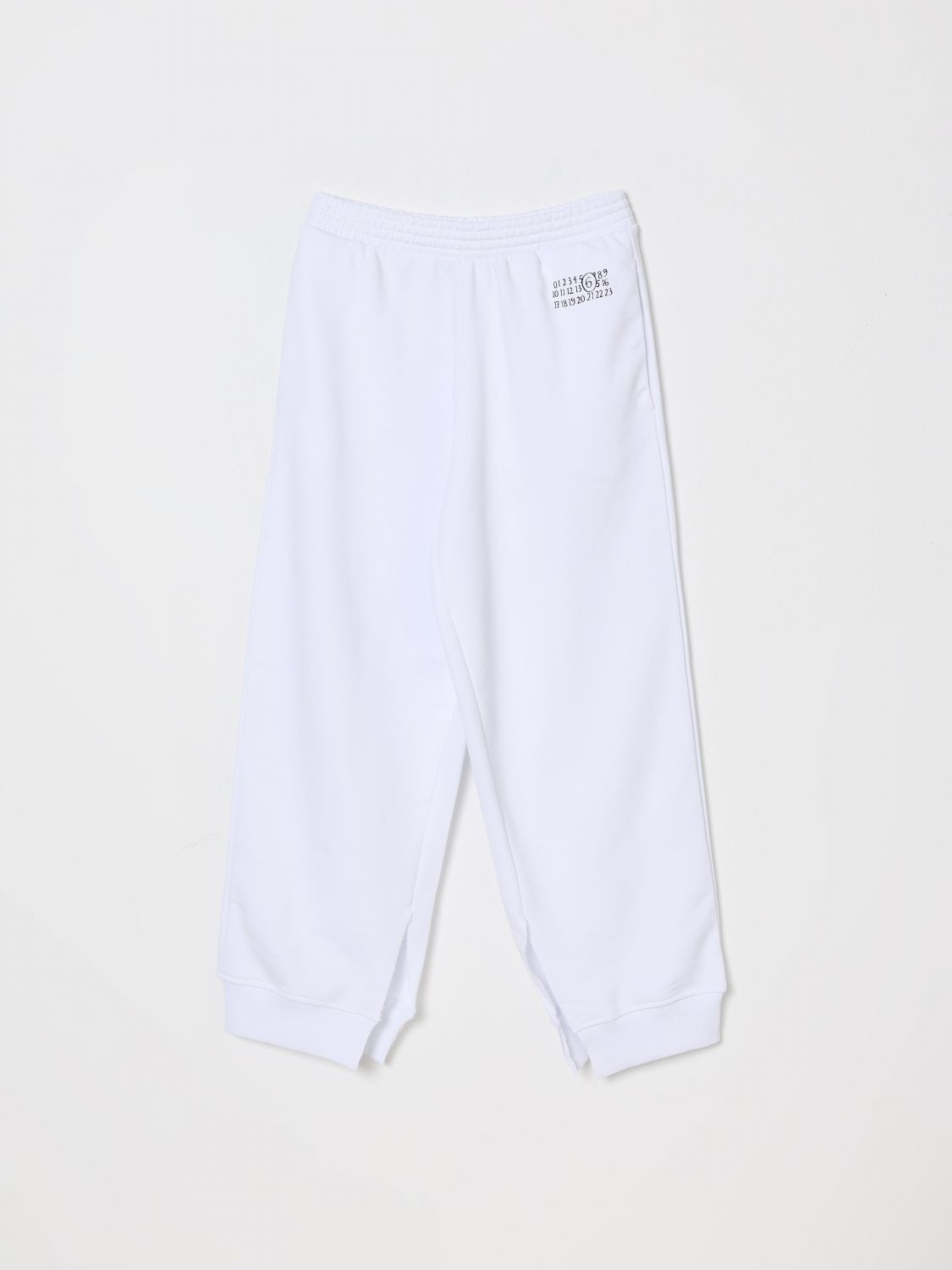 MM6 MAISON MARGIELA Pants Kids color White　MM6 MAISON MARGIELA パンツ キッズカラー ホワイト MM6