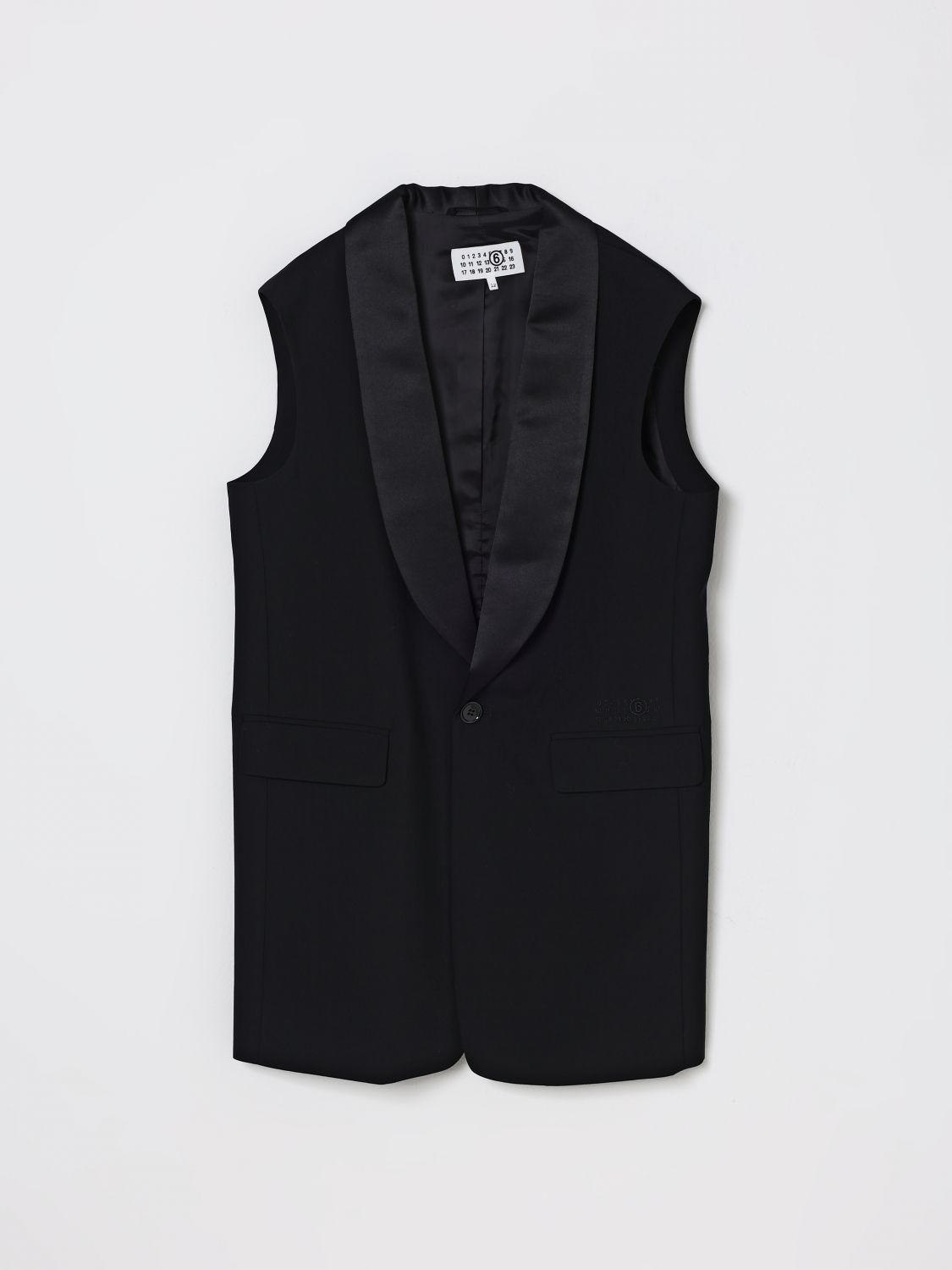 MM6 Maison Margiela MM6 MAISON MARGIELA Vestcoat Kids color Black　MM6 MAISON MARGIELA ベストコート キッズカラー ブラック