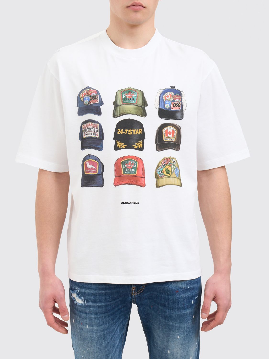 DSQUARED2 T-Shirt Herren Farbe Weiß