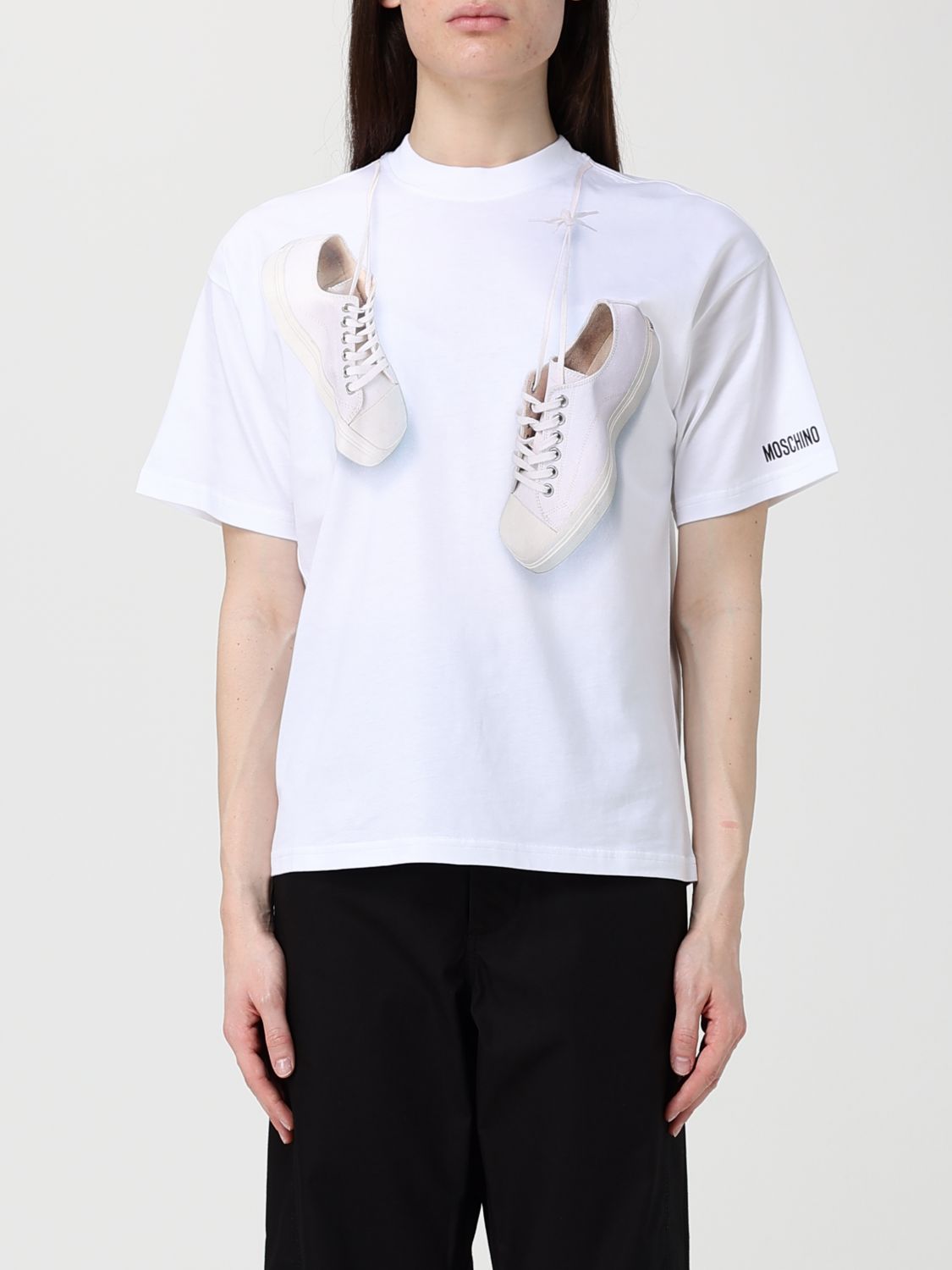 MOSCHINO COUTURE T-Shirt Damen Farbe Weiß