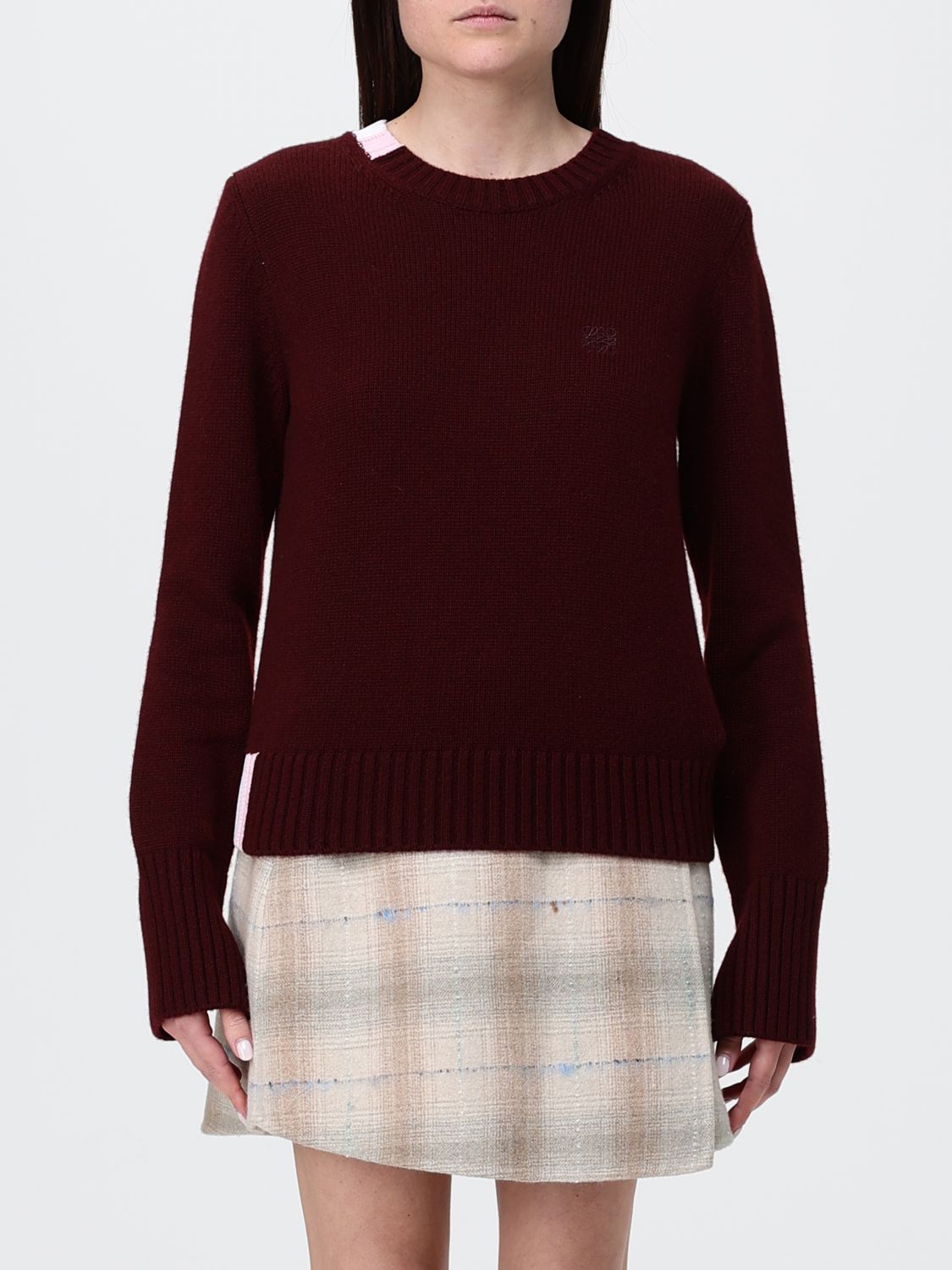 LOEWE Sweater Woman color Burgundy