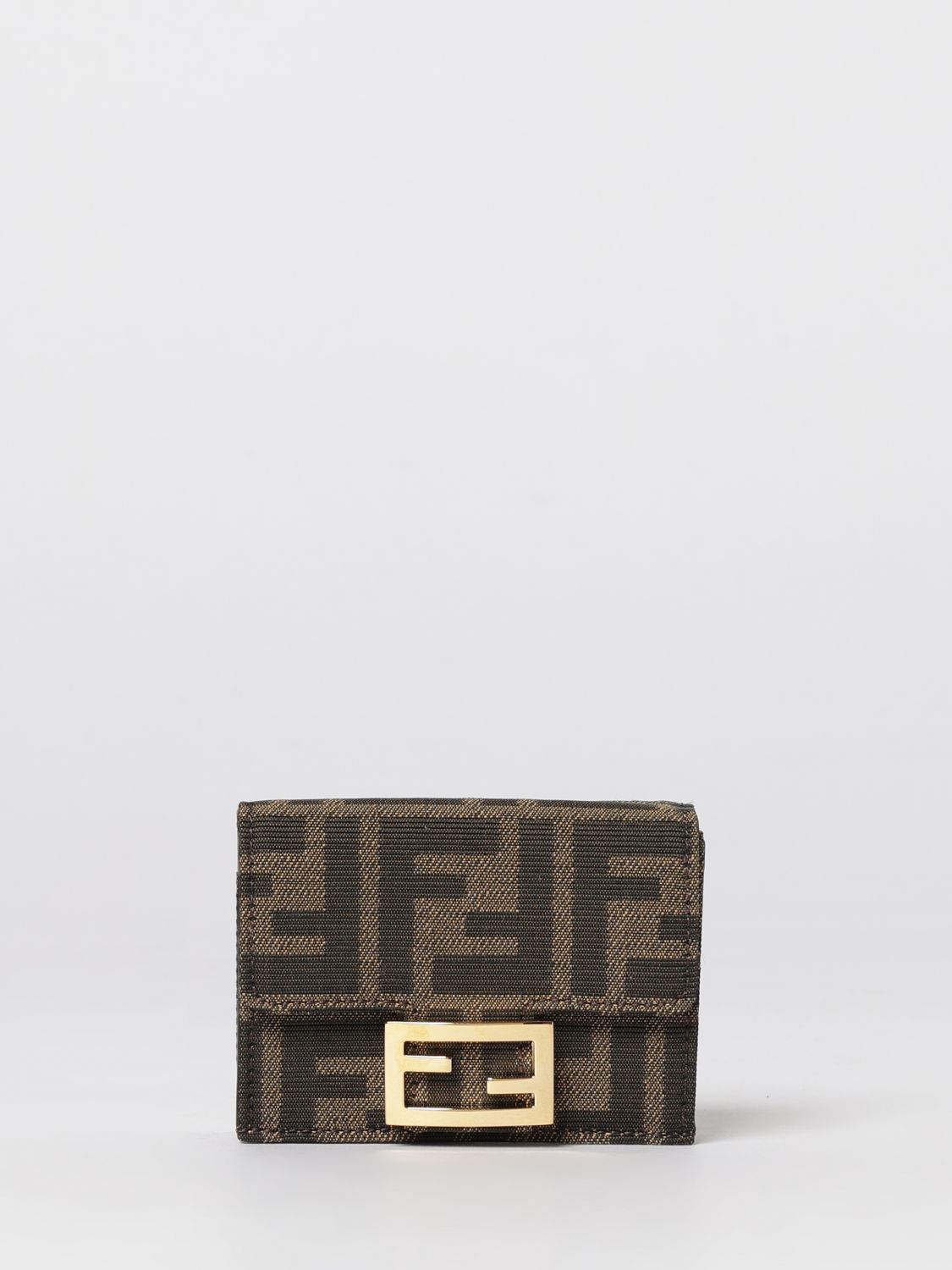 FENDI Portafoglio Micro Trifold Baguette