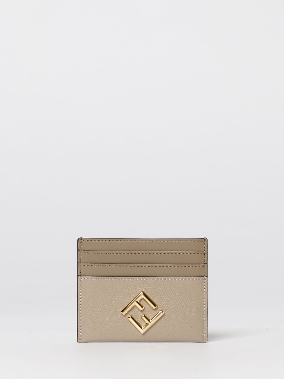 FENDI Portacarte FF Diamonds in pelle di vitello
