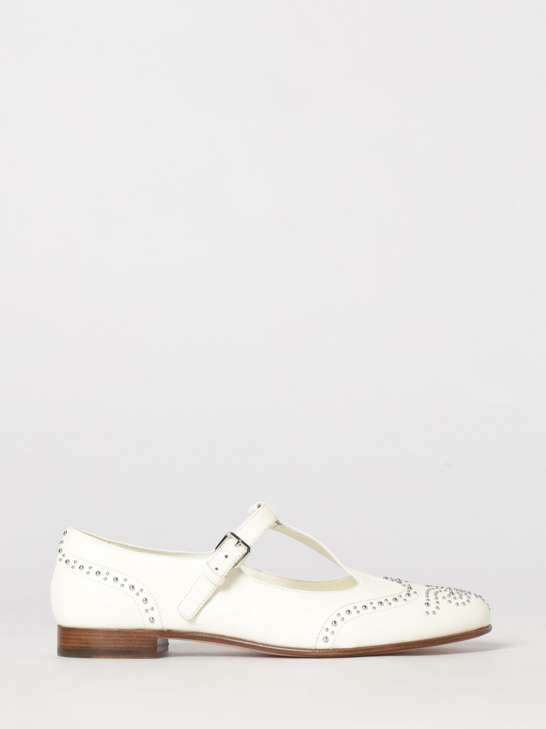 CHURCH'S Ballerina Opal in nappa con borchie
