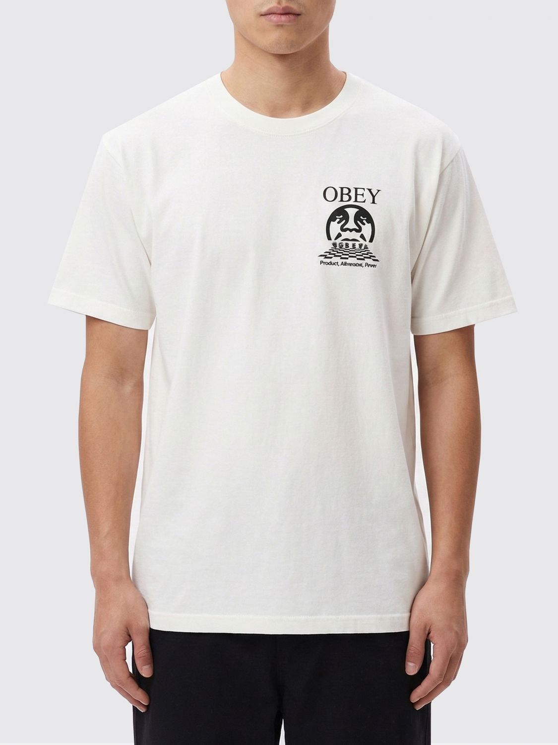 T-Shirt OBEY Uomo colore Bianco