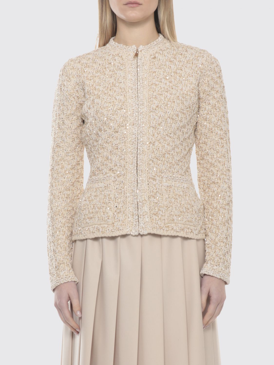 Fabiana Filippi Jacket Woman color Beige