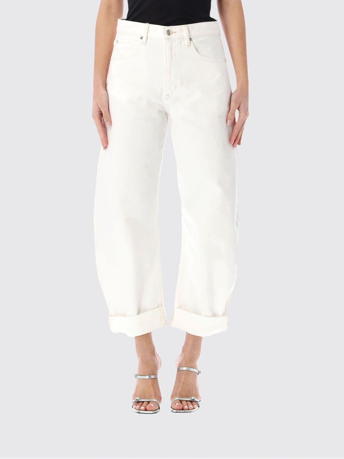 FRAME Jeans Damen Farbe Weiß