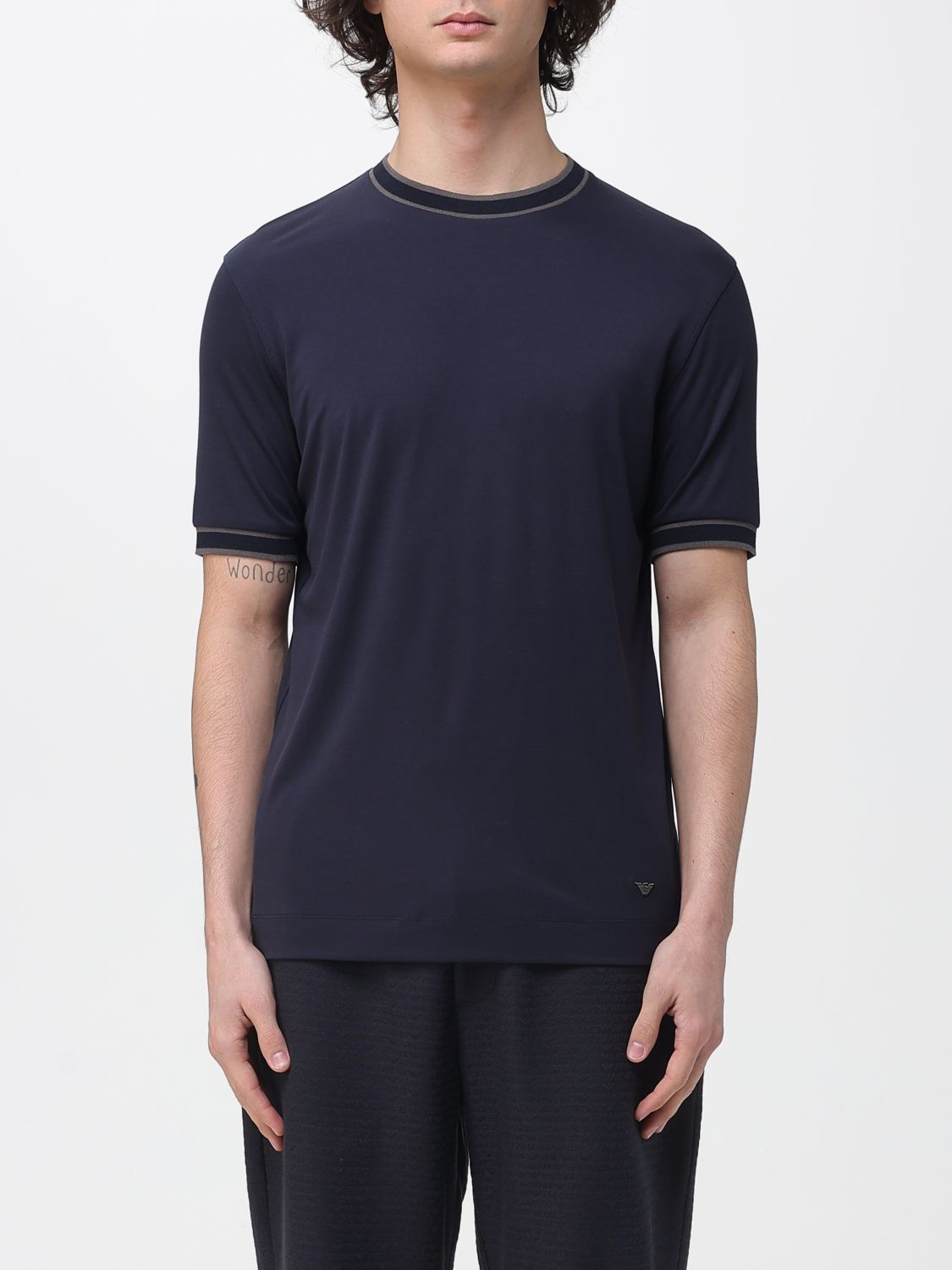 EMPORIO ARMANI T-Shirt Herren Farbe Blau