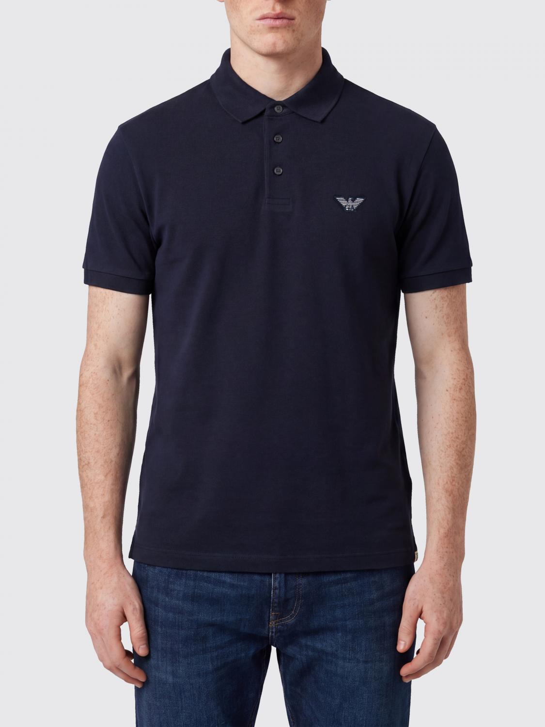 EMPORIO ARMANI Polo in cotone con logo