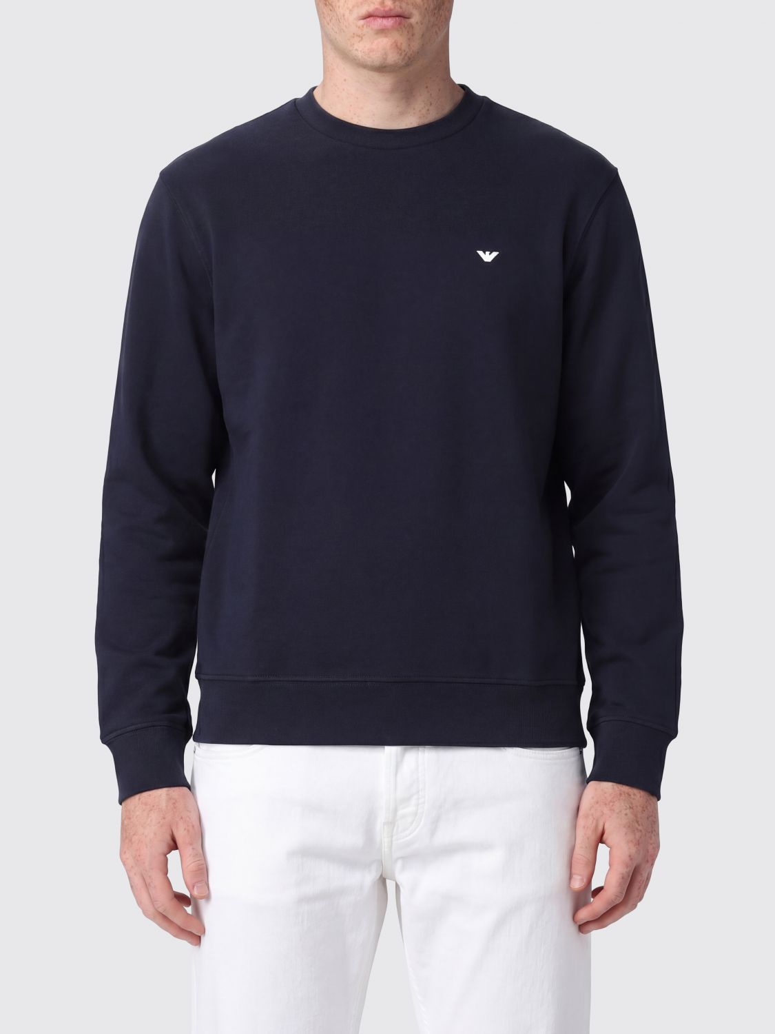 EMPORIO ARMANI Felpa a girocollo con logo