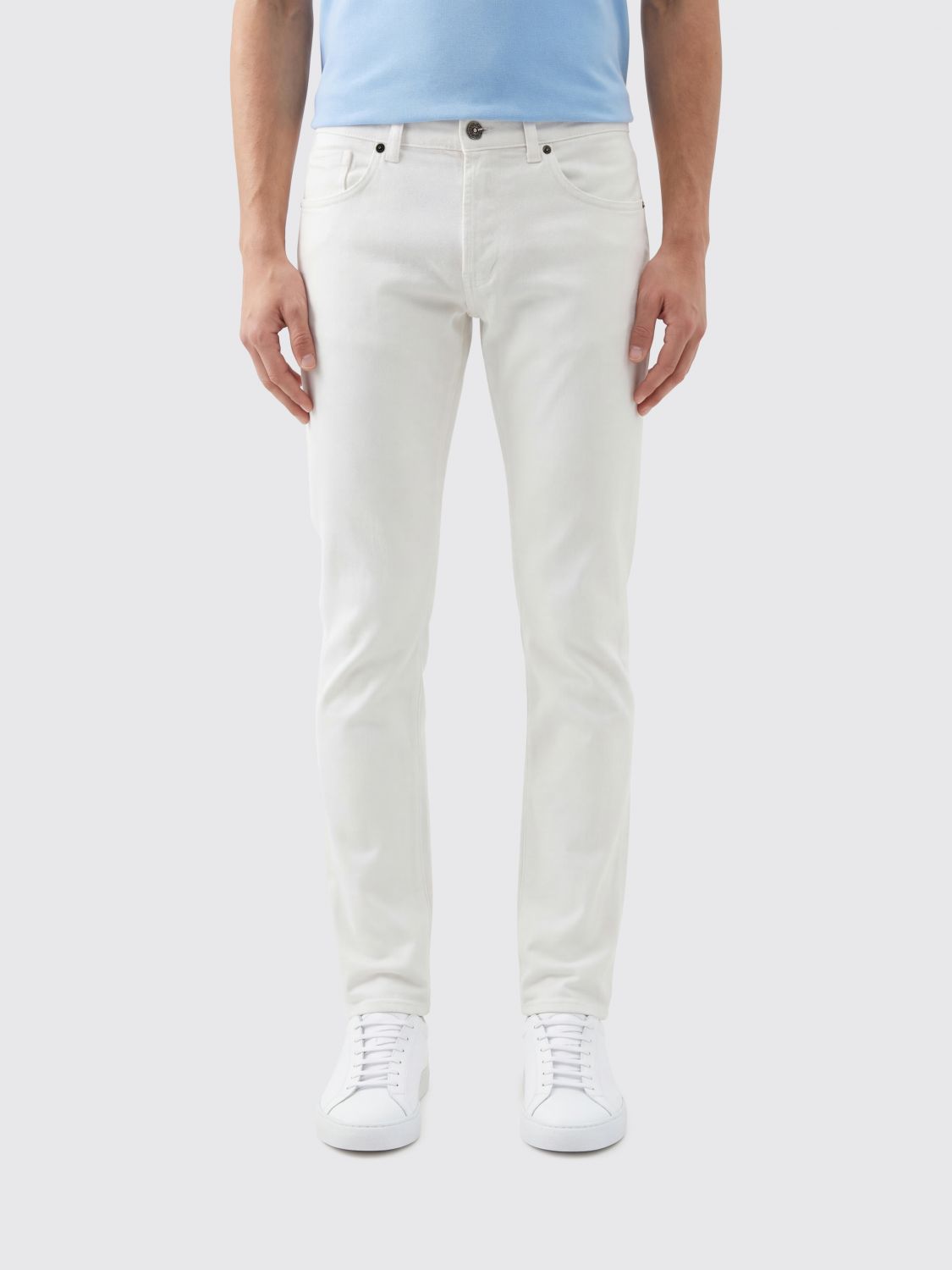 DONDUP Jeans Herren Farbe Weiß