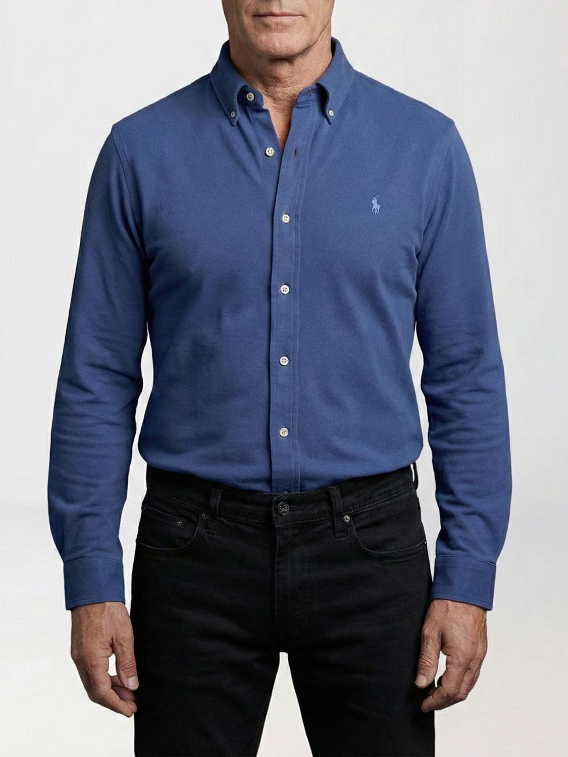 POLO RALPH LAUREN Hemd Herren Farbe Blau 1