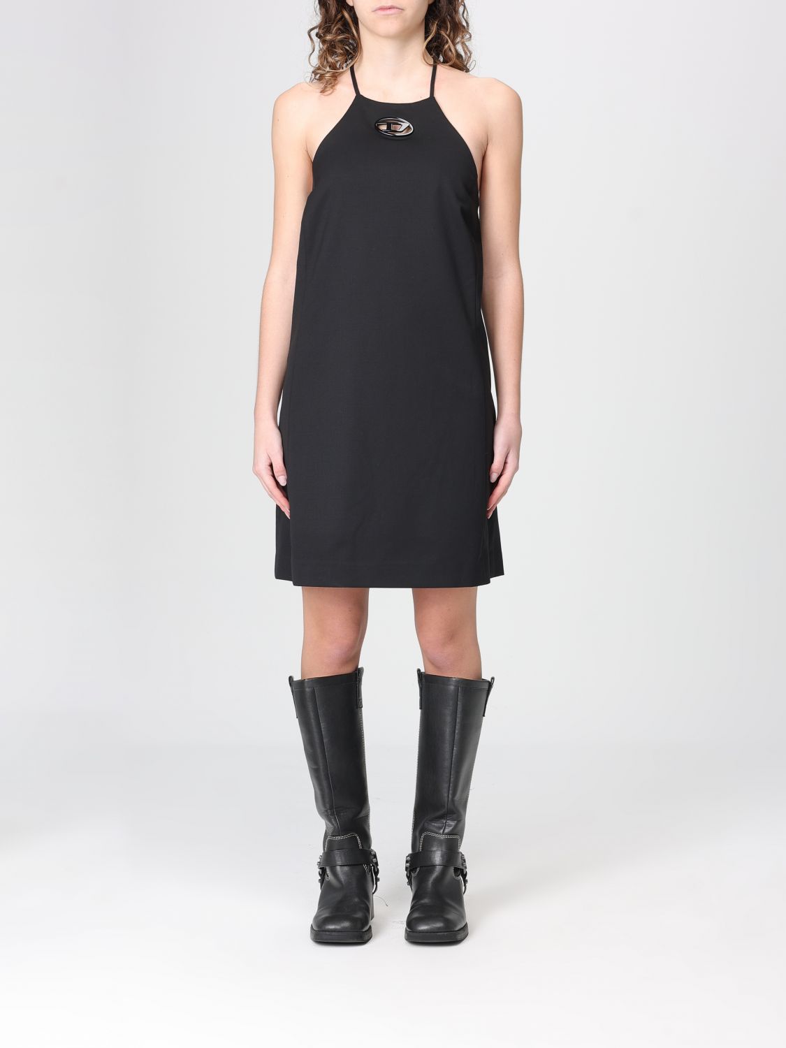 DIESEL Kleid Damen Farbe Schwarz