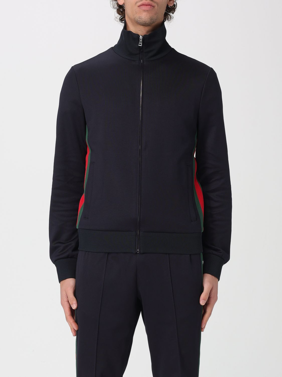 GUCCI Felpa sportiva in misto cotone