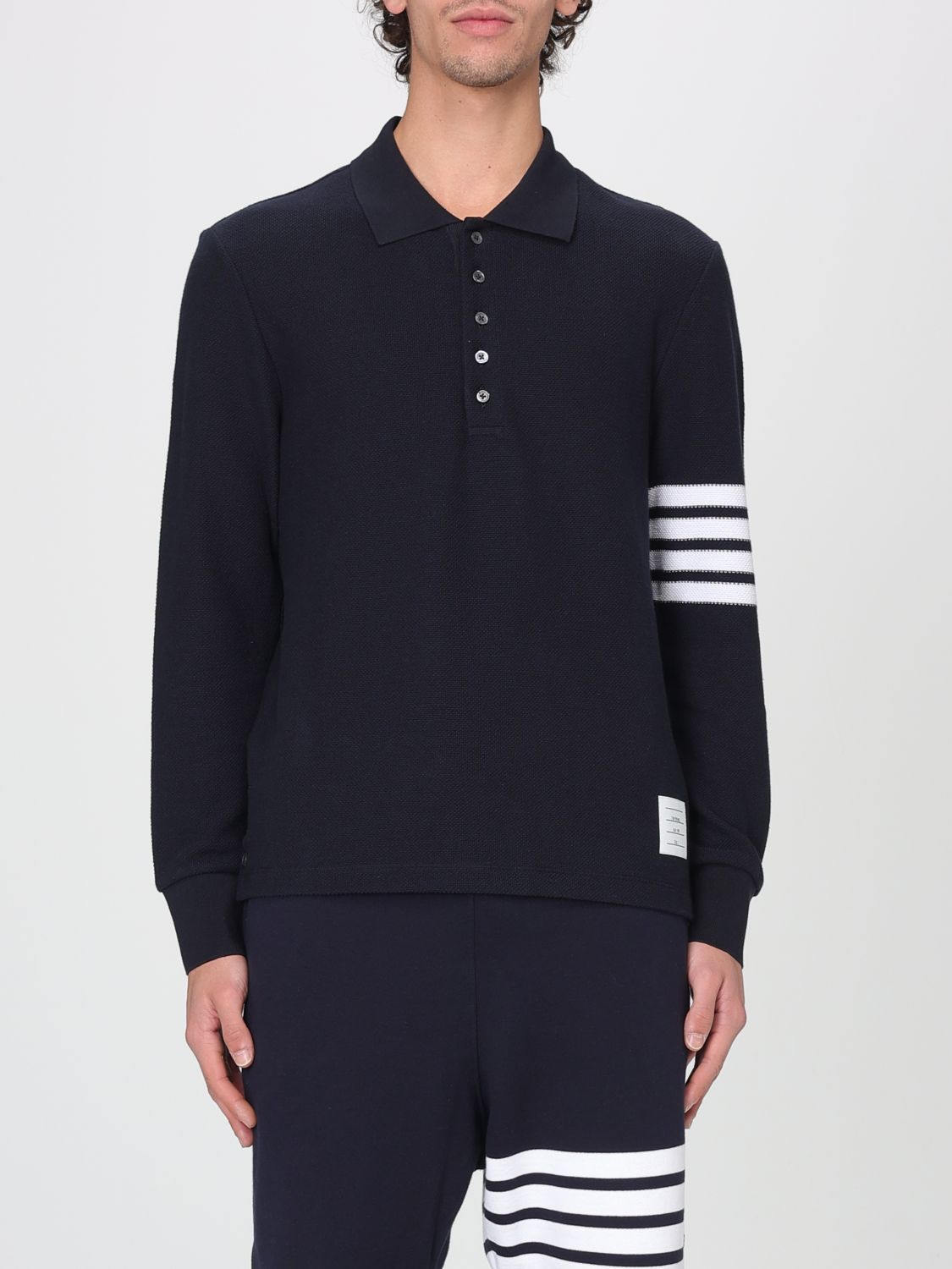 Thom Browne Polo Shirt in Navy