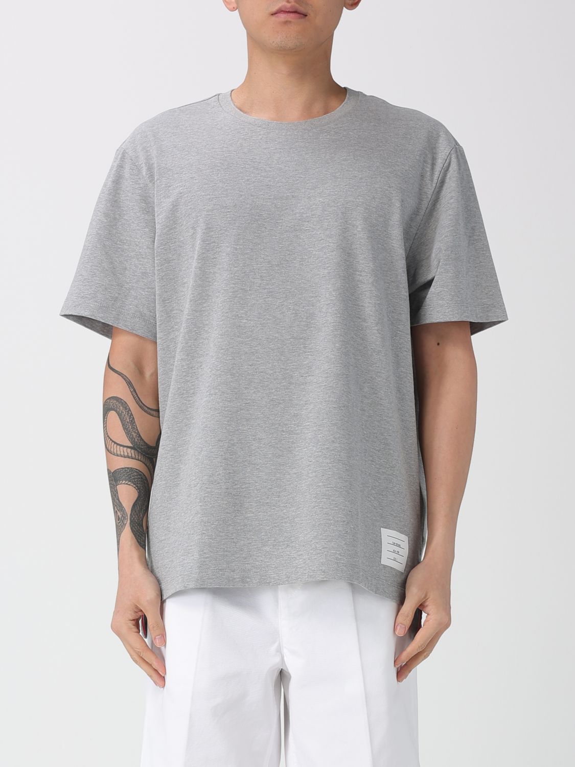 THOM BROWNE T-Shirt Herren Farbe Grau