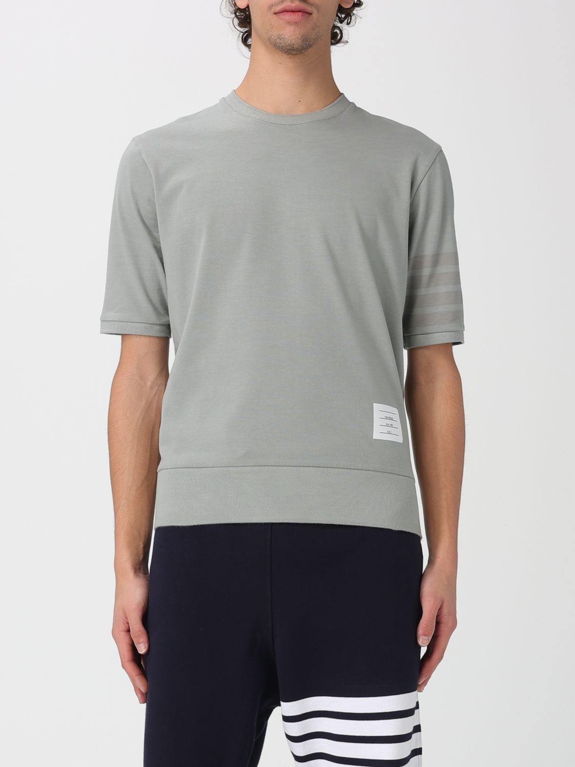THOM BROWNE T-Shirt Herren Farbe Grau