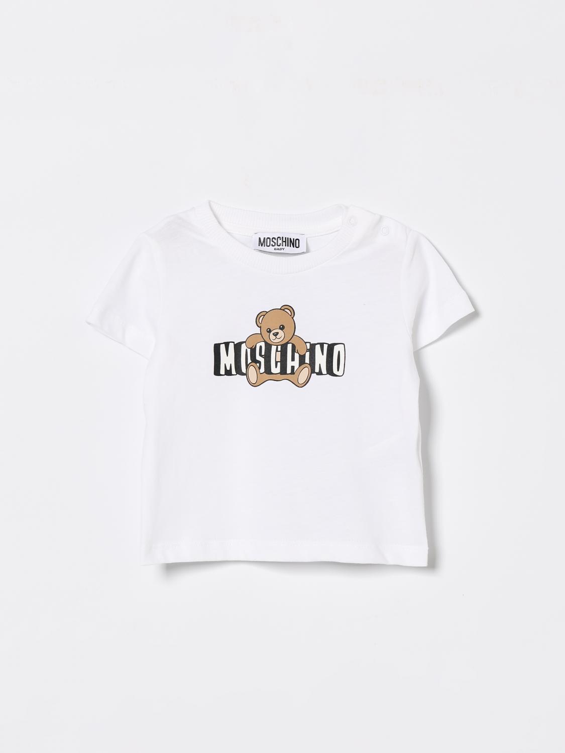 MOSCHINO T-Shirt Kinder Farbe Weiß