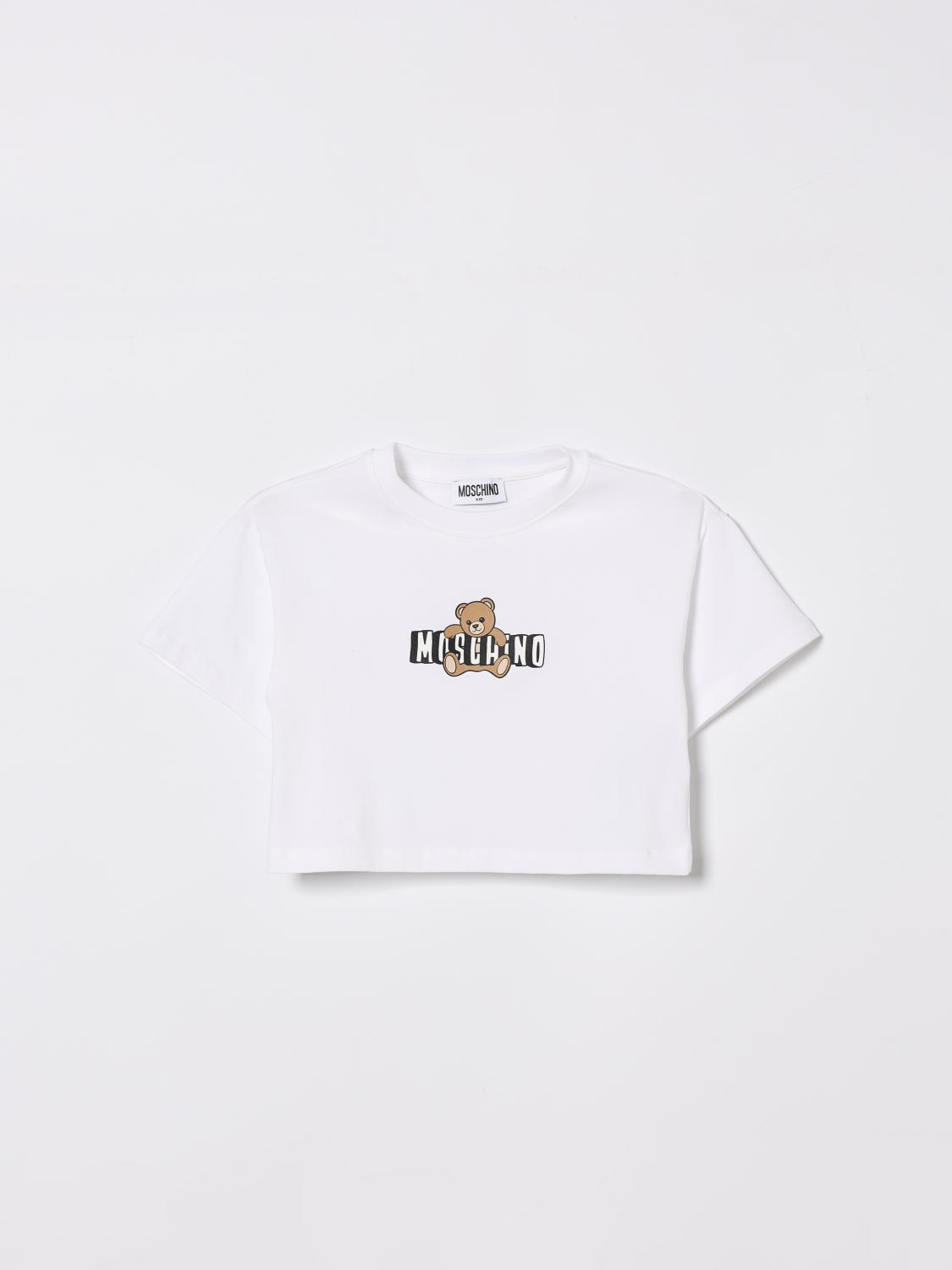 MOSCHINO T-Shirt Kinder Farbe Weiß