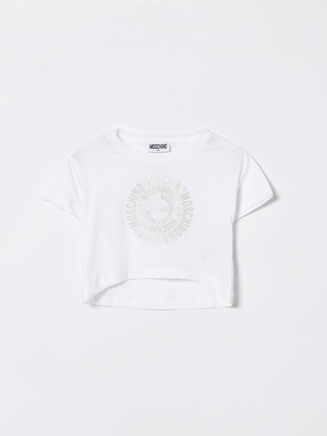 MOSCHINO T-Shirt Kinder Farbe Weiß