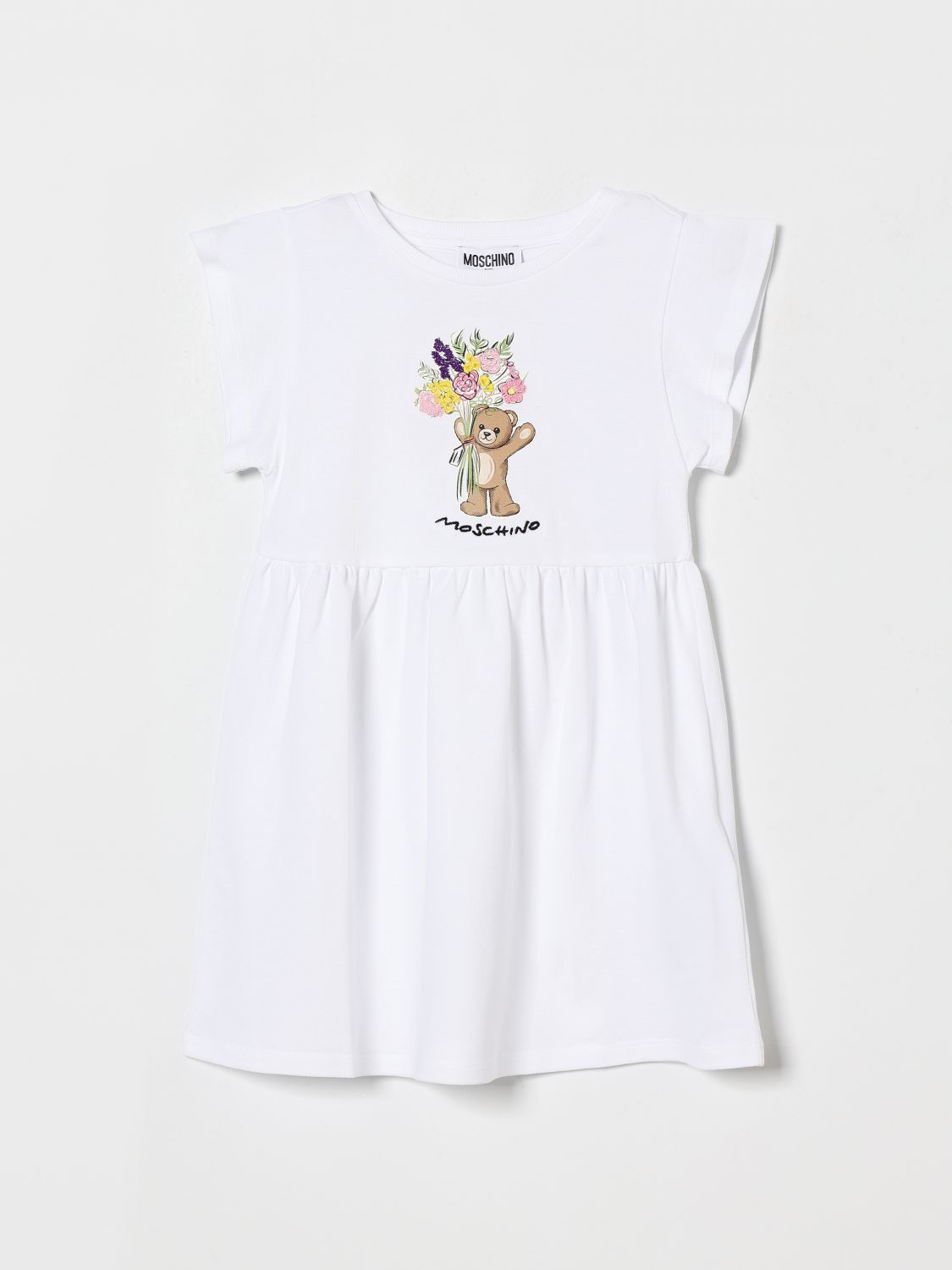MOSCHINO Kleid Kinder Farbe Weiß