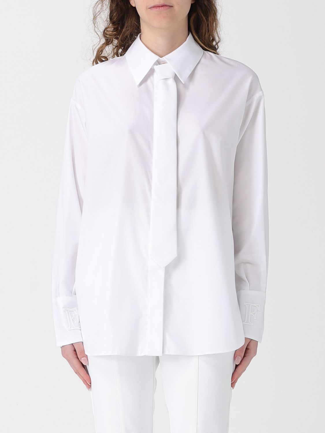 ELISABETTA FRANCHI Hemdbluse Damen Farbe Weiß