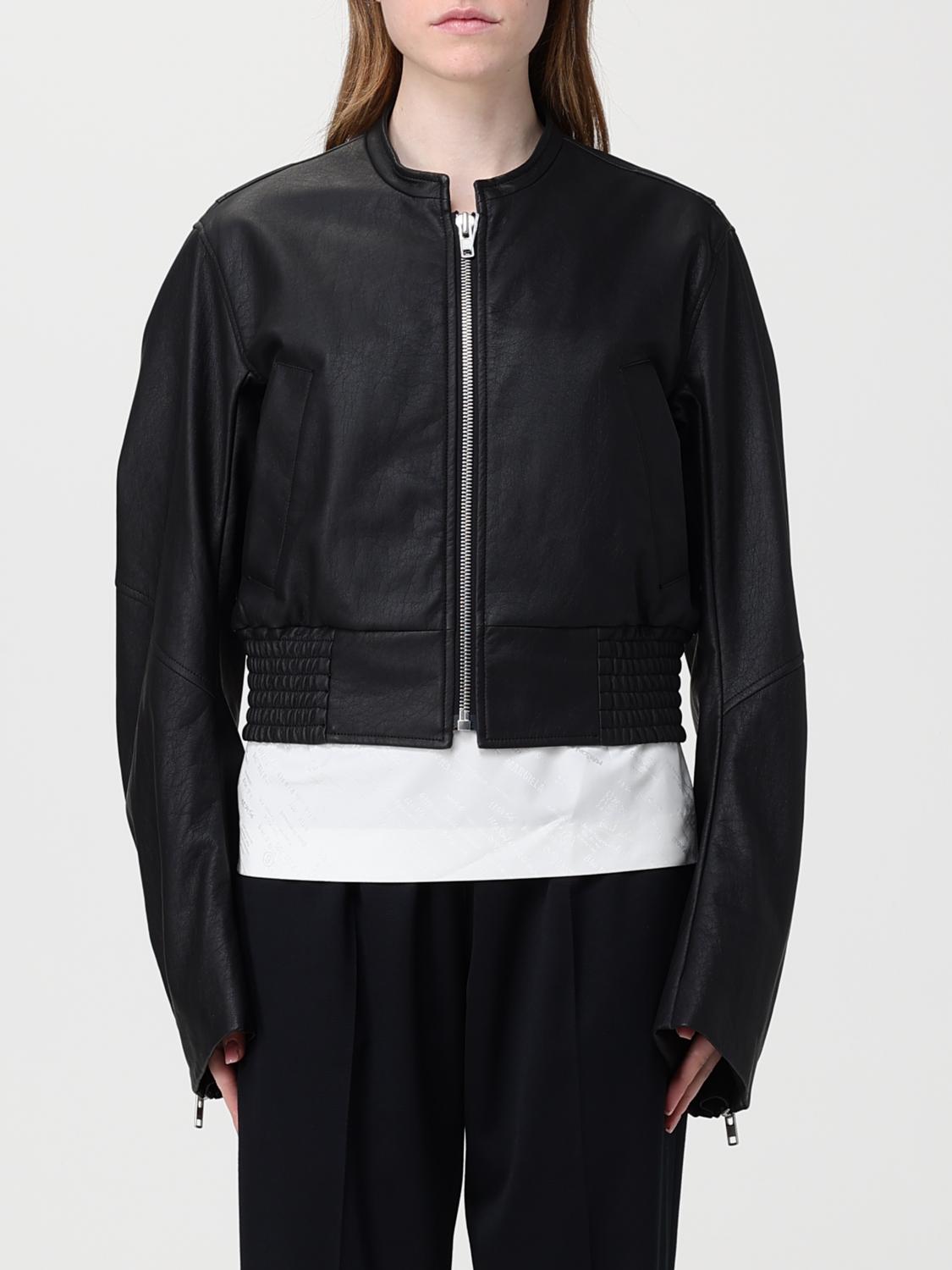 Mm6 Maison Margiela Jacket Woman color Black