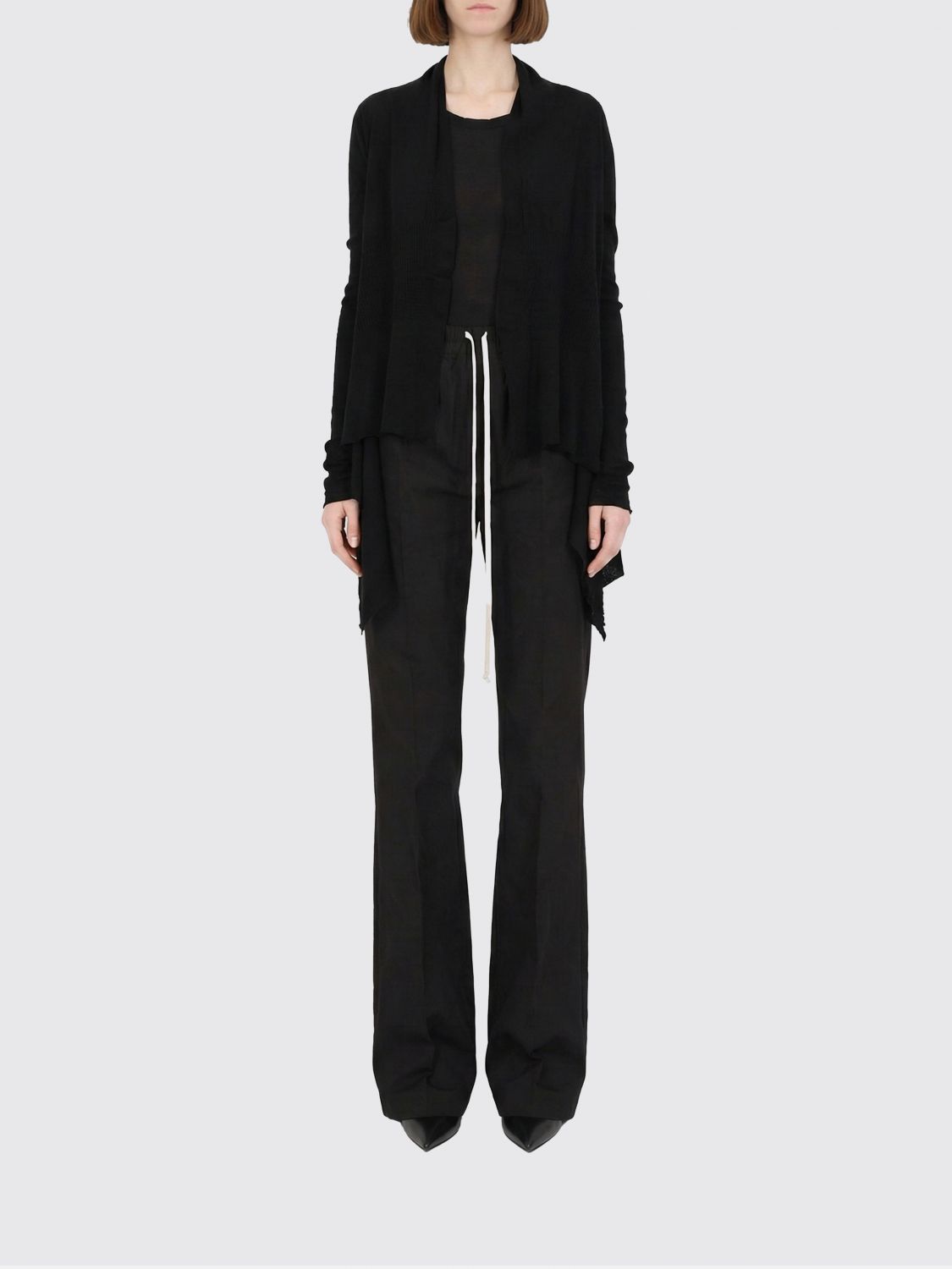 Rick Owens RICK OWENS T-Shirt Woman color Black　RICK OWENS Tシャツ ウーマンカラー ブラック